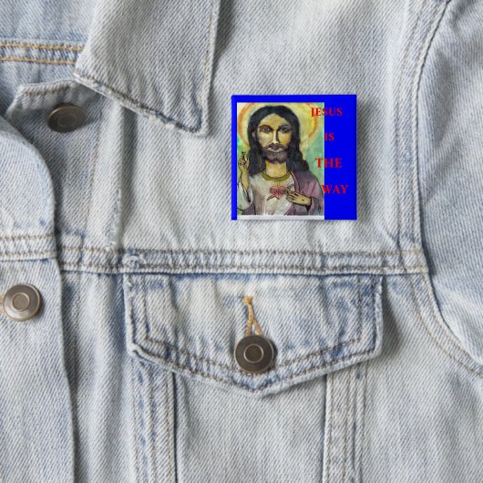 JESUS, IST, WEISE BUTTON (Beispiel)