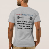 Jesus ist wirkliches Power1 T-Shirt (Rückseite)