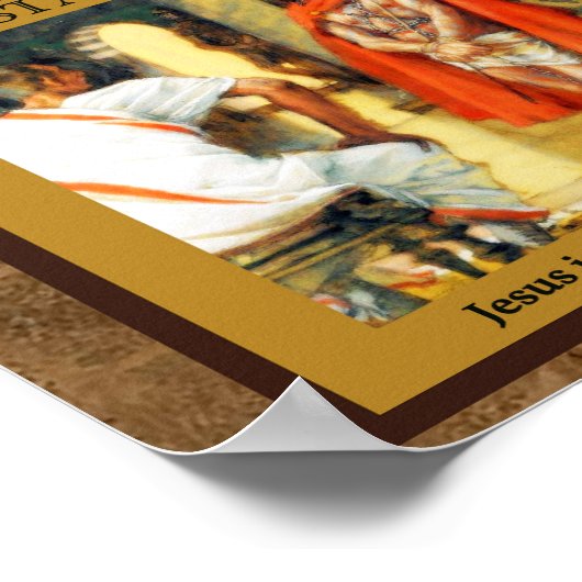 Jesus ist zum Totensender I Poster verdammt (Ecke)