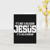 Jesus It’s Not A Religion It’s A Relationship Chri Karte (Gelbe Blume)