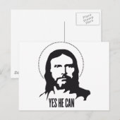 Jesus ja, er kann postkarte (Vorne/Hinten)