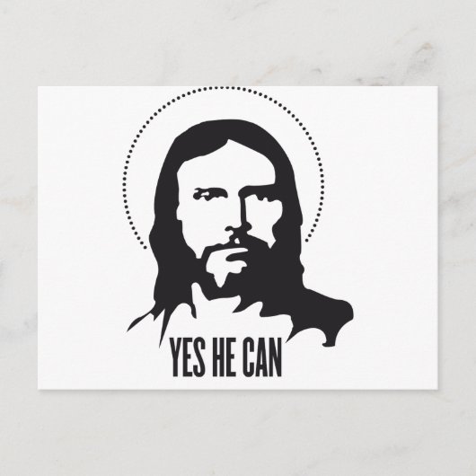 Jesus ja, er kann postkarte (Vorderseite)