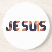 Jesus, Je Suis oder ich bin Getränkeuntersetzer (Vorne)