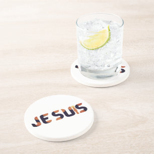 Jesus, Je Suis oder ich bin Getränkeuntersetzer
