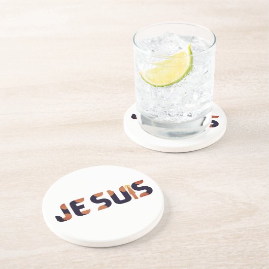 Jesus, Je Suis oder ich bin Getränkeuntersetzer (Seite)
