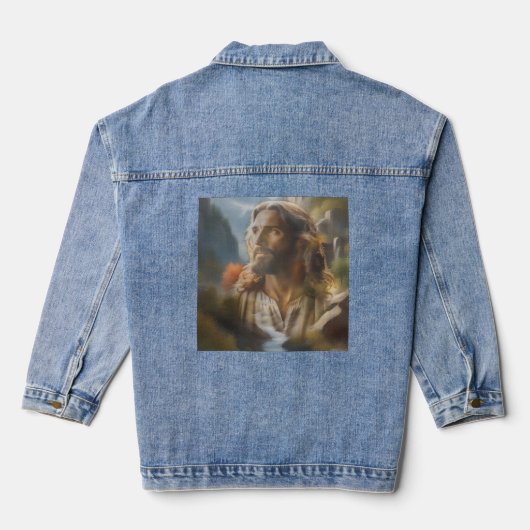 Jesus Jeansjacke (Rückseite)