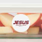 Jesus Jedes Knie beugt den Philippinen 2:10-11 Etiketten (Befestigt)