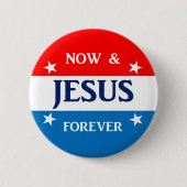 Jesus jetzt und für immer button (Vorderseite)