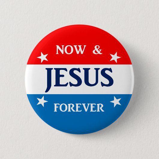 Jesus jetzt und für immer button (Vorderseite)