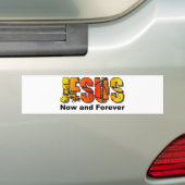 Jesus jetzt und für immer christlicher Entwurf Autoaufkleber (Auf Auto)