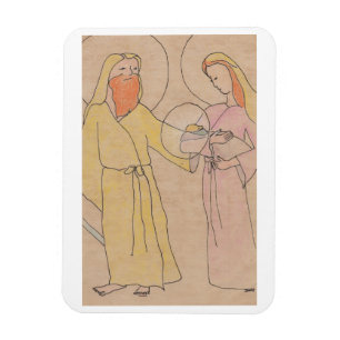 Jesus Joseph und Maria Magnet