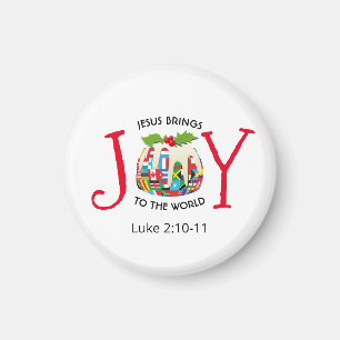 JESUS   JOY TO THE WORLD   CHRISTLICH   Weihnachte Magnet