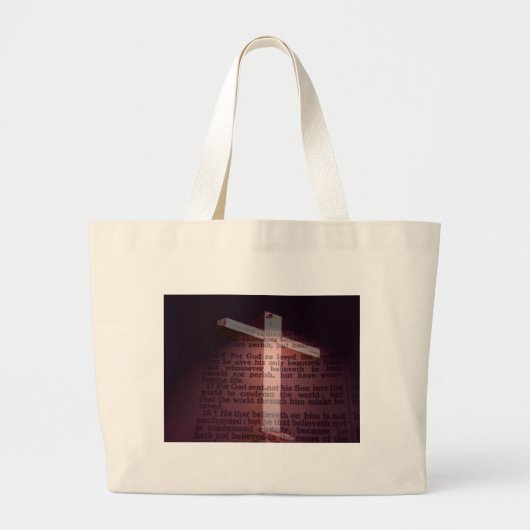 Jesus Jumbo Stoffbeutel (Vorne)
