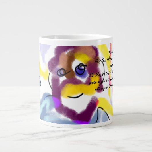 Jesus Jumbo-Tasse (Vorderseite)