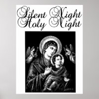 Jesus Jungfrau Mary Silent Night Weihnachtskunst