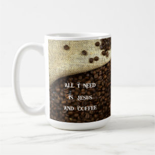 Jesus & Kaffee - 15 oz. Tasse