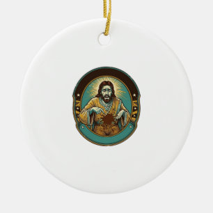 Jesus Kaffee Fleck Hose Vor dem Treffen Büro Arbei Keramik Ornament