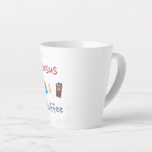 Jesus + Kaffee Latte Tasse
