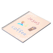 Jesus + Kaffee Notizblock (Linke Seite)