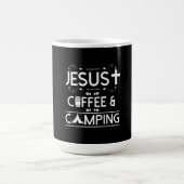 Jesus Kaffee und Camping Kaffeetasse (Mittel)