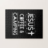 Jesus Kaffee und Camping Puzzle (Horizontal)