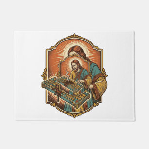 Jesus Kaffee verschüttet Mechanische Tastatur kapu Fußmatte