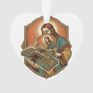 Jesus Kaffee verschüttet Mechanische Tastatur kapu Ornament