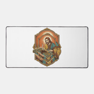 Jesus Kaffee verschüttet Mechanische Tastatur kapu Schreibtischunterlage