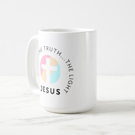 Jesus Kaffeetasse (Vorderseite Links)