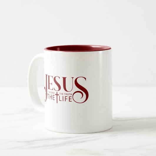 Jesus Kaffeetasse (Vorderseite Links)