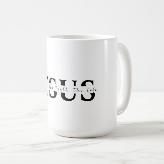 Jesus Kaffeetasse (VorderseiteRechts)