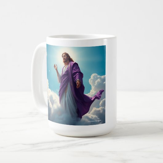 Jesus Kaffeetasse (Vorderseite Links)