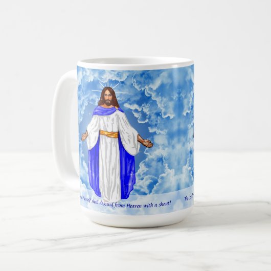 Jesus Kaffeetasse (Vorderseite Links)