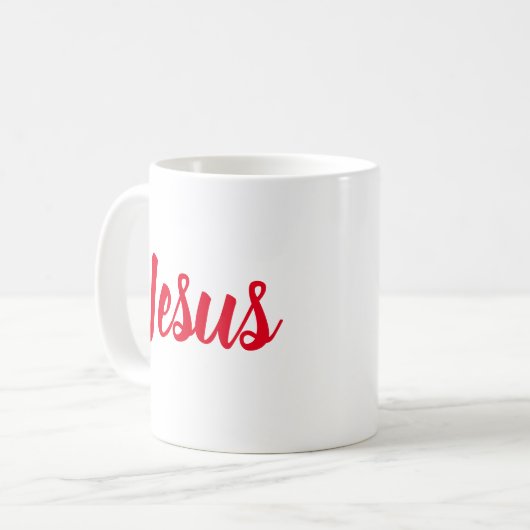 JESUS KAFFEETASSE (Vorderseite Links)