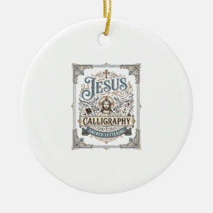 Jesus-Kalligrafie Heilige Beschriftung Jesus Kalli Keramik Ornament