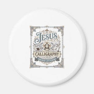 Jesus-Kalligrafie Heilige Beschriftung Jesus Kalli Magnet