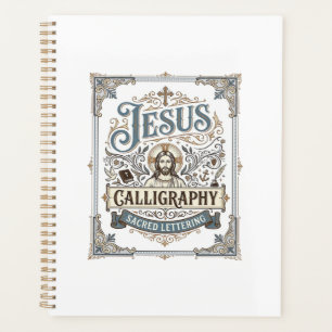 Jesus-Kalligrafie Heilige Beschriftung Jesus Kalli Planer
