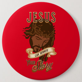 Jesus kann deine Geschichte umschreiben Button