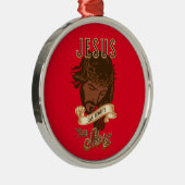 Jesus kann deine Geschichte umschreiben Ornament Aus Metall (Rechts)