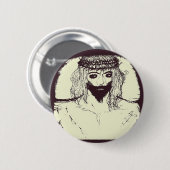 Jesus kann Gloria gerettet haben oder vielleicht n Button (Vorne & Hinten)