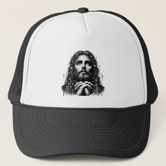 Jesus-Kappe Truckerkappe (Vorderseite)