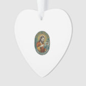Jesus kaputte Doppelklick-Maus IT-Büro-Technik Ornament (Vorderseite)