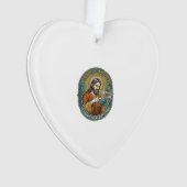 Jesus kaputte Doppelklick-Maus IT-Büro-Technik Ornament (Vorderseite)