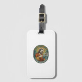 Jesus kaputte Doppelklickmaus IT Büro Tech Gepäckanhänger (Vorderseite Vertikal)