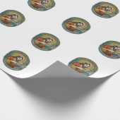 Jesus kaputte Doppelklickmaus IT Büro Tech Geschenkpapier (Ecke)