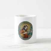 Jesus kaputte Doppelklickmaus IT Büro Tech  Kaffeetasse (Mittel)