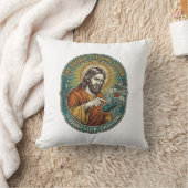 Jesus kaputte Doppelklickmaus IT Büro Tech Kissen (Decke)