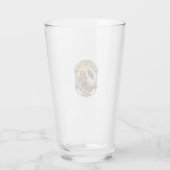 Jesus kaputter Regenschirm umgeblasen Windiger Stu Glas (Rückseite)