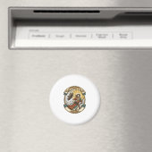 Jesus kaputter Regenschirm umgeblasen Windiger Stu Magnet (In Situ (Geschirrspüler))