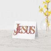 JESUS KARTE (Gelbe Blume)